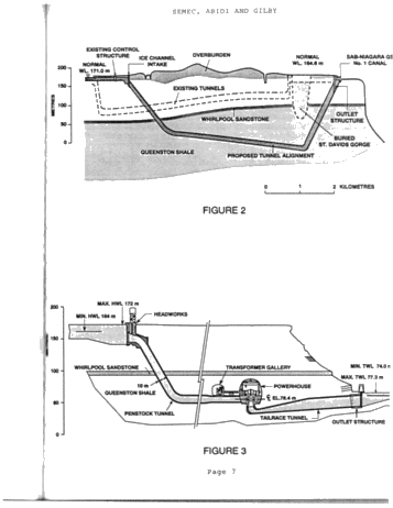 Niagara River Hydroelectric Development Geotechnical Investigation Methods and Results Page 7