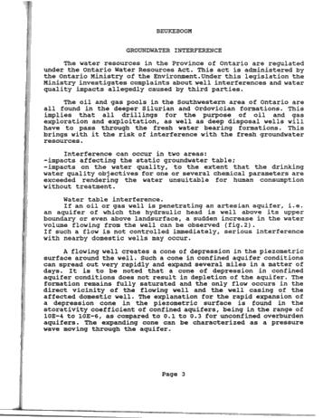 Hydro geological Aspects of Oil and Gas Drilling Operations Page 3