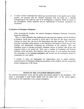 The Jarvis Gas Release Incident Page 3