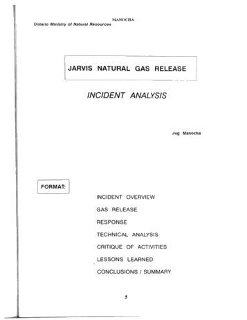 The Jarvis Gas Release Incident Page 5