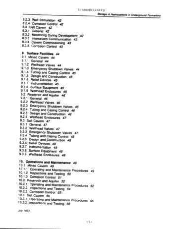 CSA Z341 - Storage of Hydrocarbons In Underground Formations Page 5
