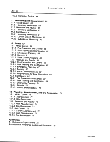CSA Z341 - Storage of Hydrocarbons In Underground Formations Page 6