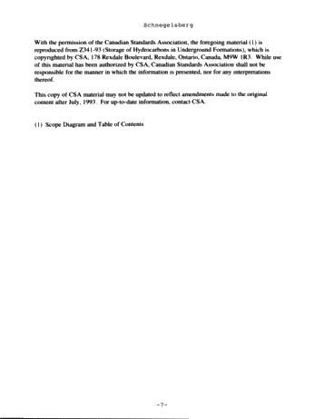 CSA Z341 - Storage of Hydrocarbons In Underground Formations Page 7