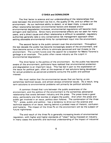 Environmental Regulation of the Oil and Gas Industry in Ontario: Taming the Beast Page 6