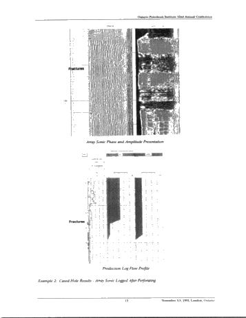 Through Casing Fracture Detection in the Trenton Dolomite Using Sonic Techniques Page 13