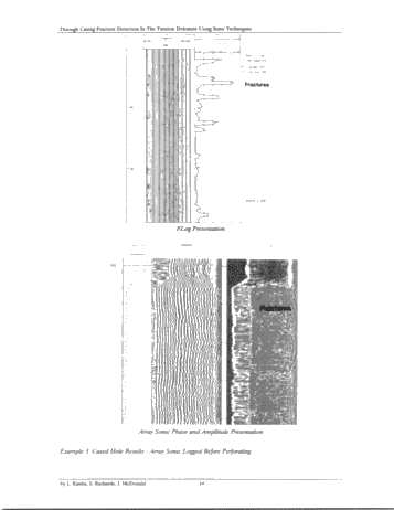 Through Casing Fracture Detection in the Trenton Dolomite Using Sonic Techniques Page 14