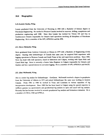 Through Casing Fracture Detection in the Trenton Dolomite Using Sonic Techniques Page 17