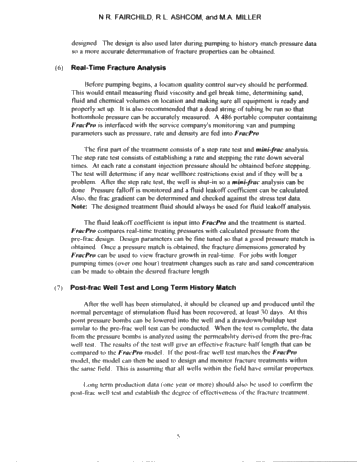 Systematic Approach to Improved Hydraulic Fracture Performance Page 5