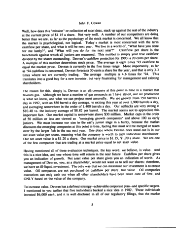 The Devran Petroleum Story: Nice Idea, Now What? Page 5