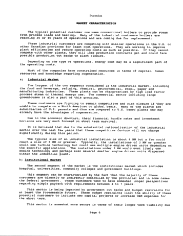 Cogeneration Markets in Ontario Page 6