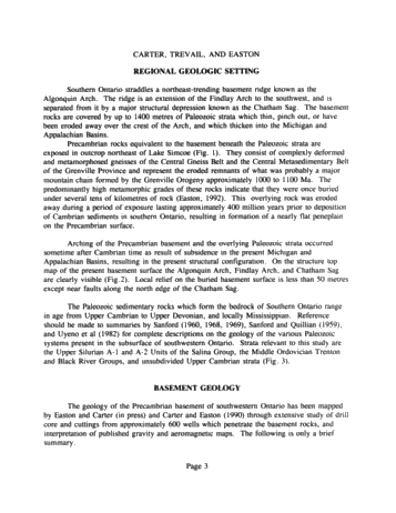 Oil and Gas Accumulations and Basement Structures in Southern Ontario, Canada Page 3