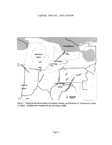Oil and Gas Accumulations and Basement Structures in Southern Ontario, Canada Page 4