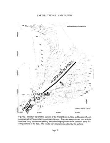 Oil and Gas Accumulations and Basement Structures in Southern Ontario, Canada Page 5