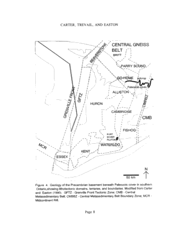 Oil and Gas Accumulations and Basement Structures in Southern Ontario, Canada Page 8