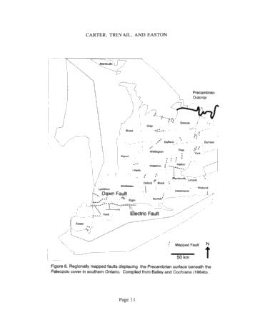 Oil and Gas Accumulations and Basement Structures in Southern Ontario, Canada Page 11