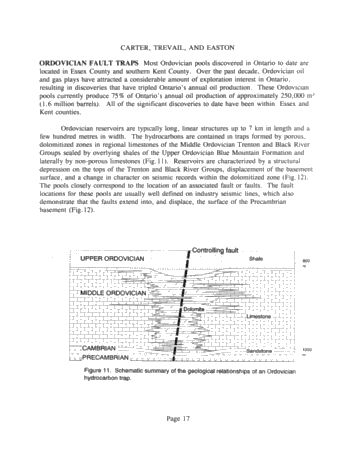 Oil and Gas Accumulations and Basement Structures in Southern Ontario, Canada Page 17