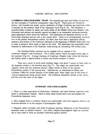Oil and Gas Accumulations and Basement Structures in Southern Ontario, Canada Page 22