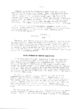 Seismic Noise Removal in Ontario, Acquisition Versus Processing Page 3
