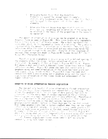Seismic Noise Removal in Ontario, Acquisition Versus Processing Page 4