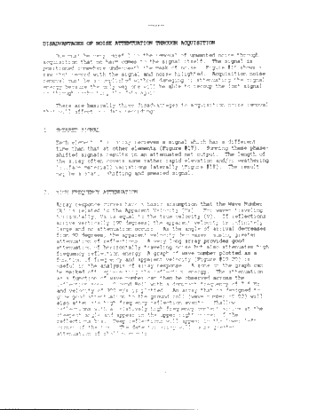 Seismic Noise Removal in Ontario, Acquisition Versus Processing Page 5