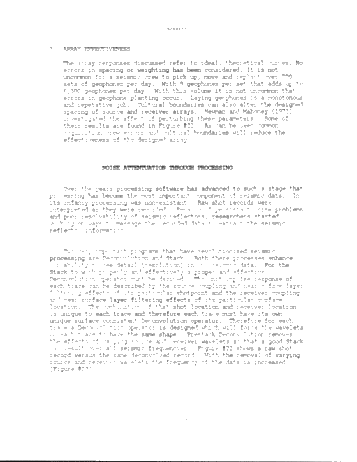 Seismic Noise Removal in Ontario, Acquisition Versus Processing Page 6