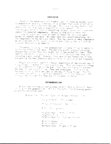 Seismic Noise Removal in Ontario, Acquisition Versus Processing Page 8