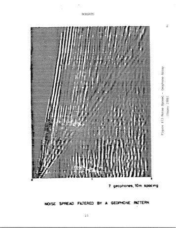 Seismic Noise Removal in Ontario, Acquisition Versus Processing Page 23