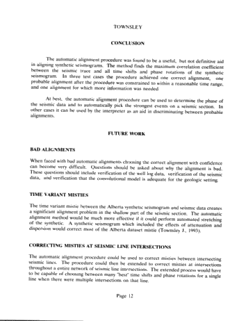 Automatic Synthetic Seismogram Alignment With Ontario Examples Page 12