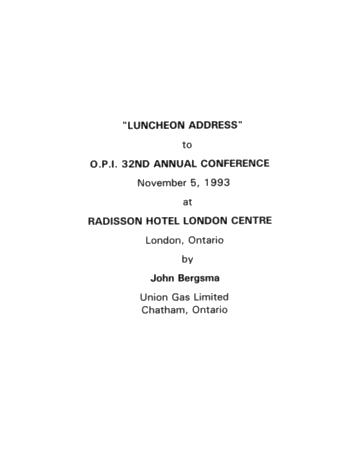 Luncheon Address Page 1