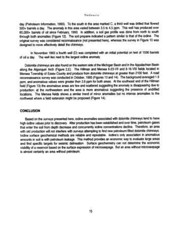 Exploring for Dolomite Chimney Reservoirs Using Iodine Surface Geochemistry Page 15