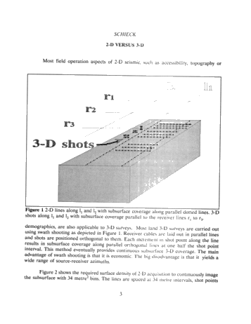 Overview of 3D Seismic Survey Design Page 3