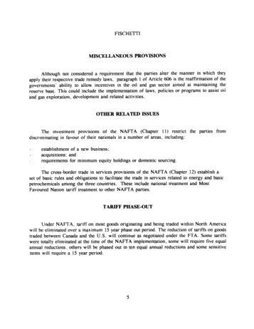 Nuts and Bolts of Working With NAFTA Page 5