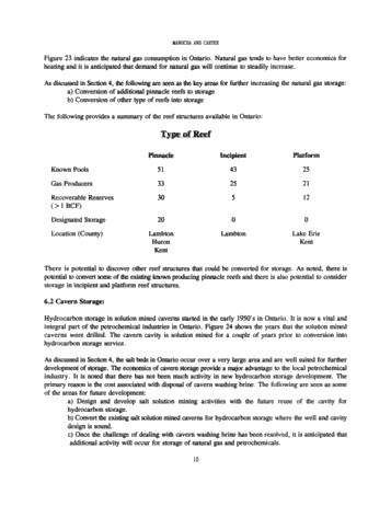 Hydrocarbon Storage in Geological Formations of Ontario Page 10