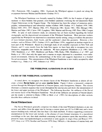Silurian Whirlpool Formation Sedimentology, Niagara Peninsula, Outcrops and Subsurface Page 4