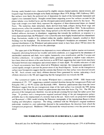 Silurian Whirlpool Formation Sedimentology, Niagara Peninsula, Outcrops and Subsurface Page 9