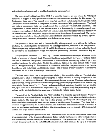 Silurian Whirlpool Formation Sedimentology, Niagara Peninsula, Outcrops and Subsurface Page 14
