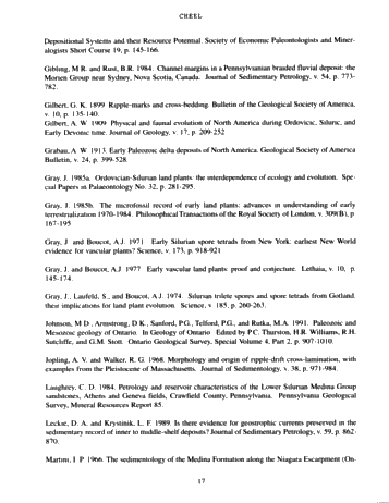 Silurian Whirlpool Formation Sedimentology, Niagara Peninsula, Outcrops and Subsurface Page 17