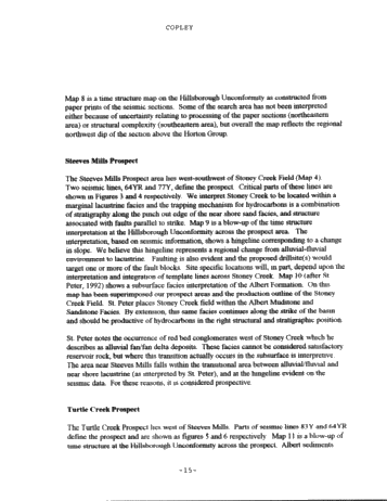 Oil and Gas Potential of Carboniferous Lacustrine Clastics in the Moncton Sub Basin, N.B. Page 15