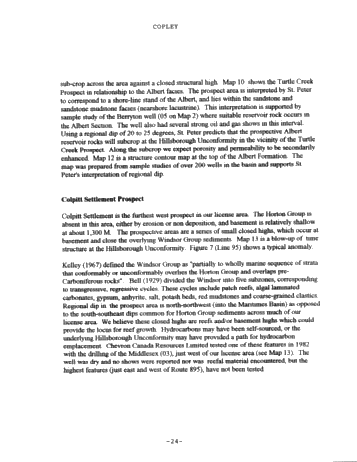 Oil and Gas Potential of Carboniferous Lacustrine Clastics in the Moncton Sub Basin, N.B. Page 23