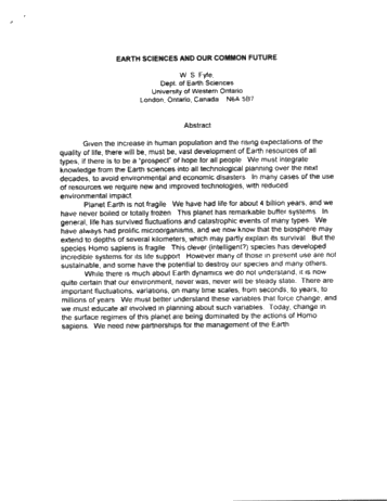 Luncheon Address Page 1