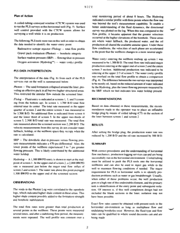 Production Logging in Horizontal Wells Page 2