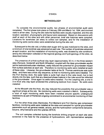 Environmental Aspects of Pembina's Purchase of Telesis Page 5
