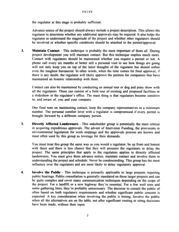 Project Development and Environmental Approvals, Alternative Methods of Expediting the Process Page 2