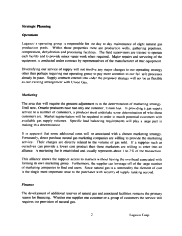 Marketing Ontario Gas; A Producer's Perspective Page 2