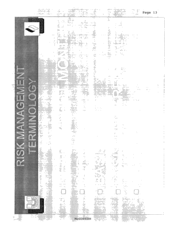 Risk Management Overview Page 13