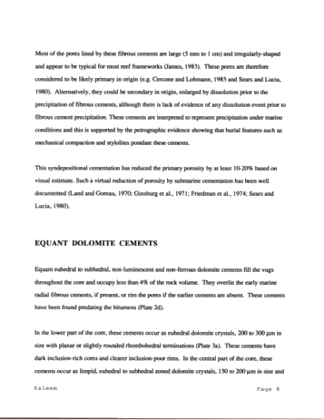 Role of Carbonate Diagenesis and Halite Plugging on the Reservoir Quality of Middle Silurian Reefal Dolomites Page 8