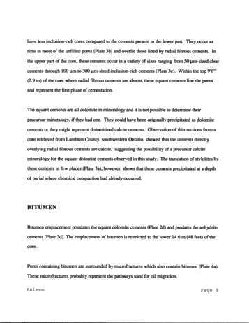 Role of Carbonate Diagenesis and Halite Plugging on the Reservoir Quality of Middle Silurian Reefal Dolomites Page 9