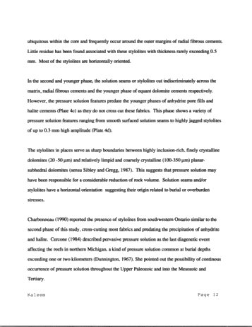 Role of Carbonate Diagenesis and Halite Plugging on the Reservoir Quality of Middle Silurian Reefal Dolomites Page 12