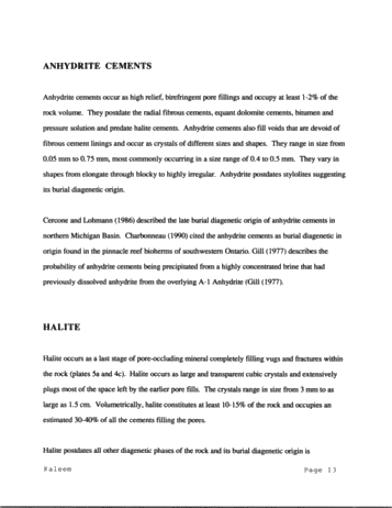 Role of Carbonate Diagenesis and Halite Plugging on the Reservoir Quality of Middle Silurian Reefal Dolomites Page 13