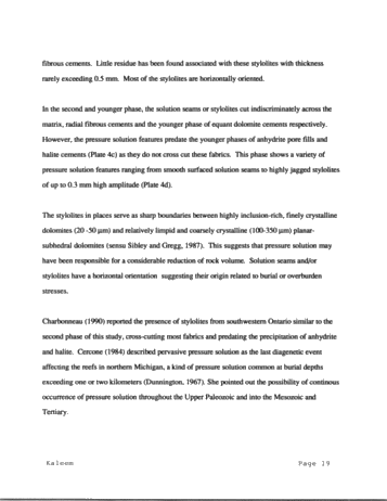 Role of Carbonate Diagenesis and Halite Plugging on the Reservoir Quality of Middle Silurian Reefal Dolomites Page 19